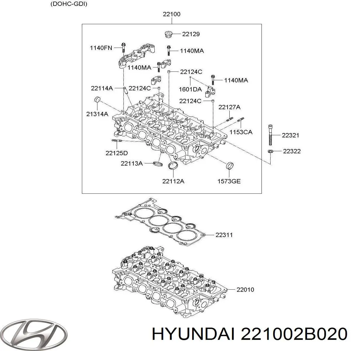  221002B020 Hyundai/Kia