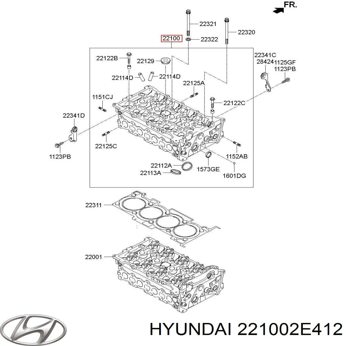  221002E412 Hyundai/Kia