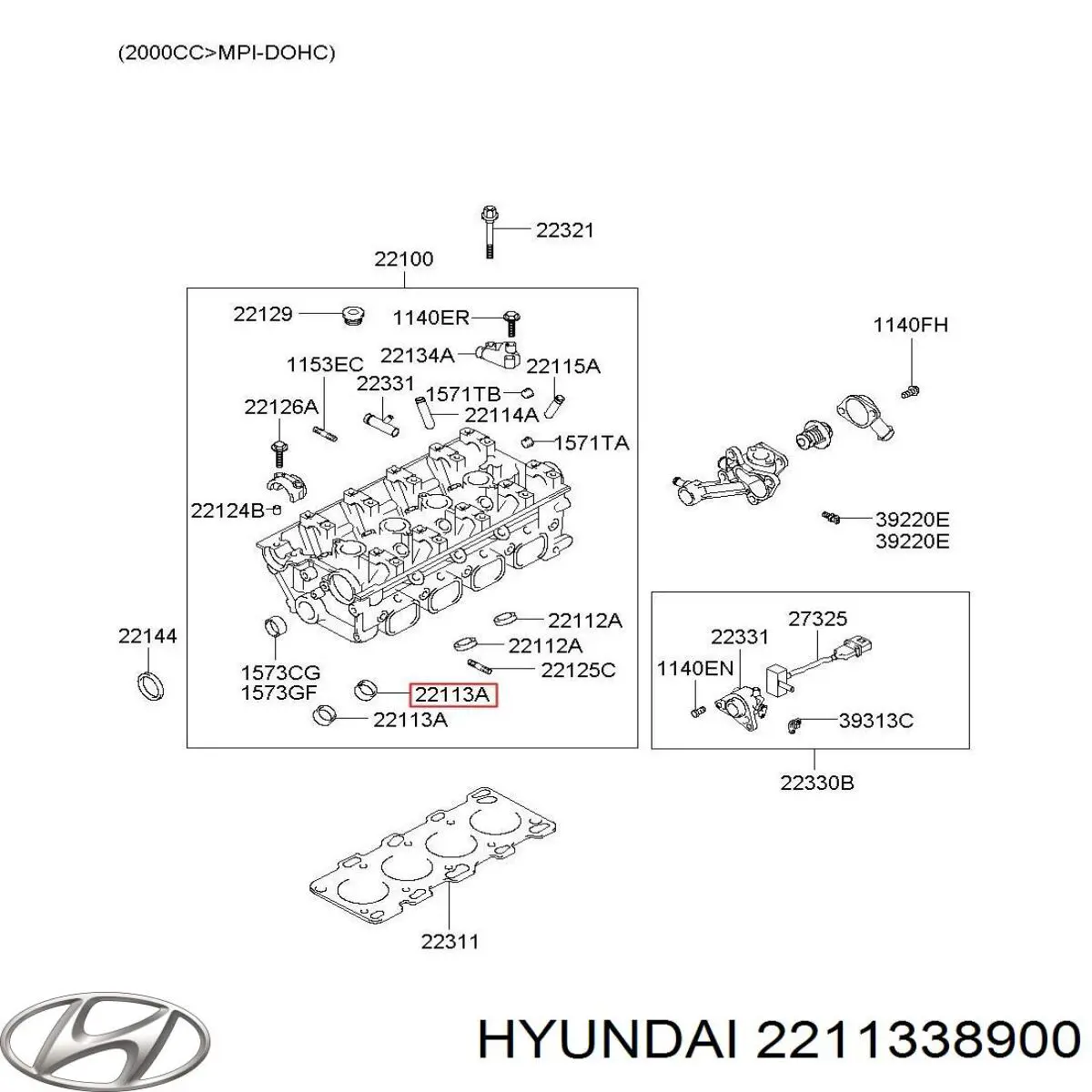 2211338900 Hyundai/Kia 