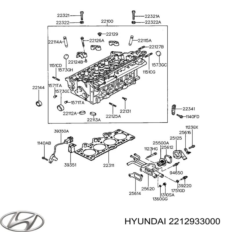  Hyundai/Kia 2212933000 цена, от 14.39 USD