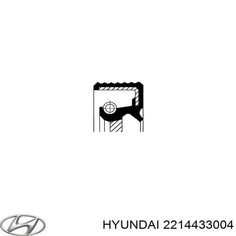 Сальник распредвала двигателя Hyundai/Kia 2214433004