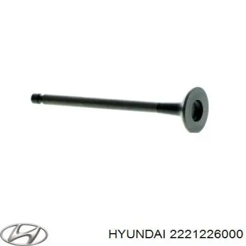 2221226000 Hyundai/Kia клапан выпускной