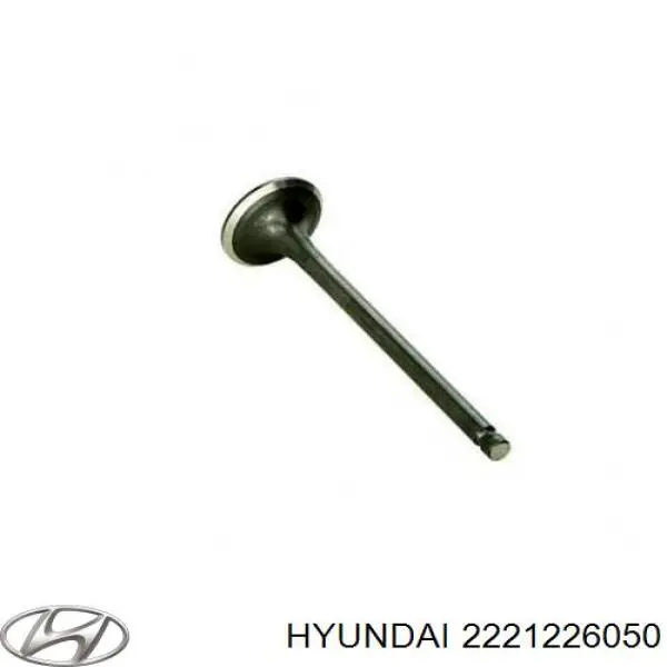 Выпускной клапан двигателя Hyundai/Kia 2221226050 цена, от 7.16 USD