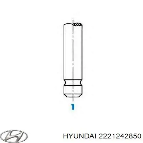 Выпускной клапан 2221242850 Hyundai/Kia