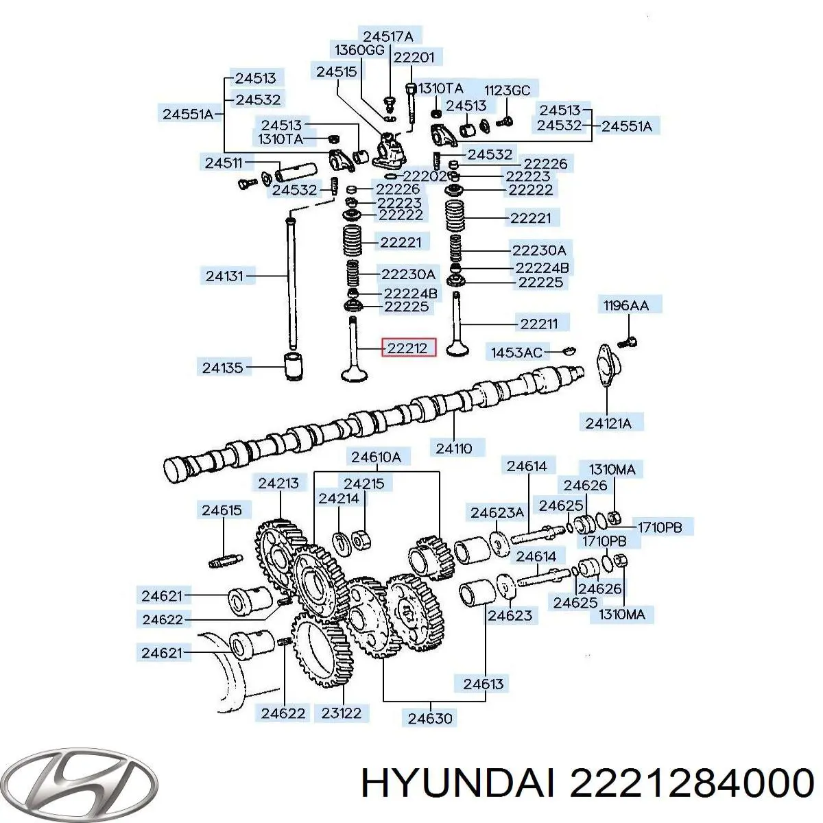  Hyundai/Kia 2221284000 цена, от 13.56 USD