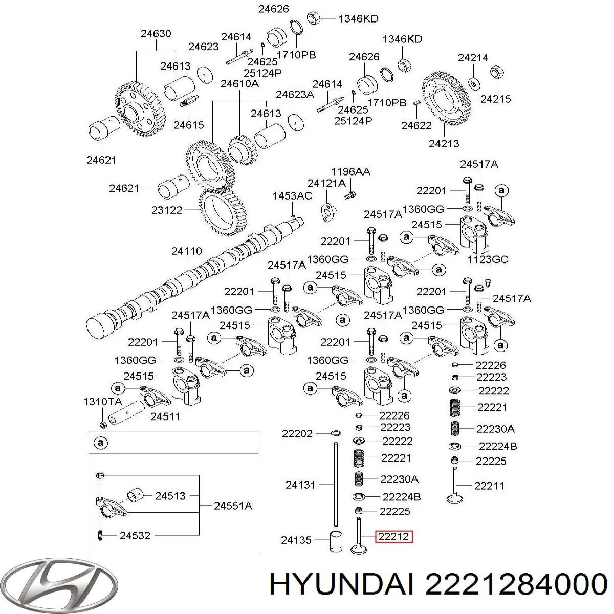 Купить 2221284000 Hyundai/Kia 