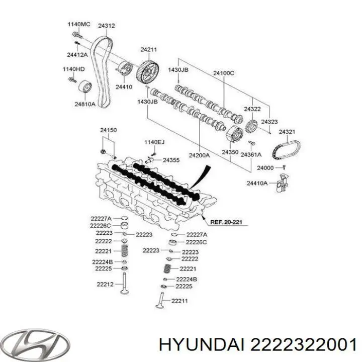 2222322001 Hyundai/Kia