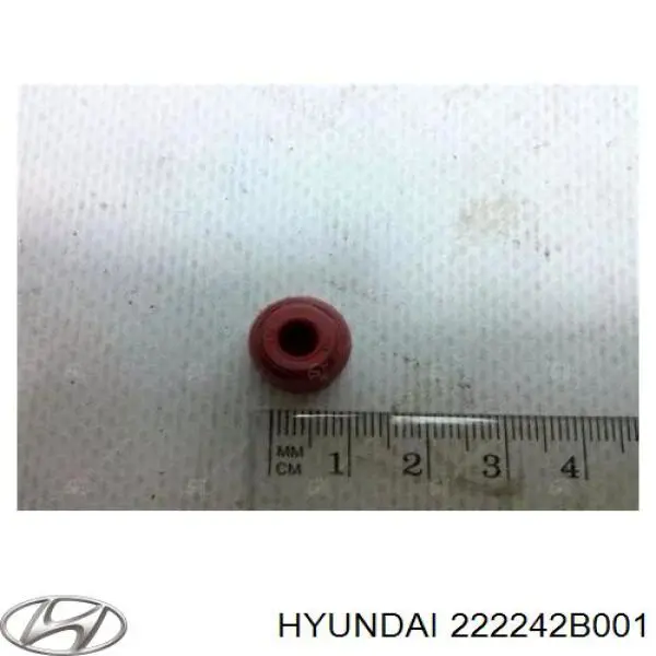 222242B001 Hyundai/Kia сальник клапана (маслосъёмный выпускного)