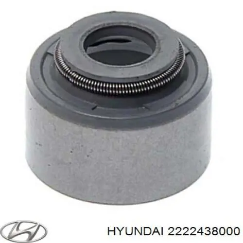 Сальник клапана (маслознімний), впуск/випуск 2222438000 Hyundai/Kia