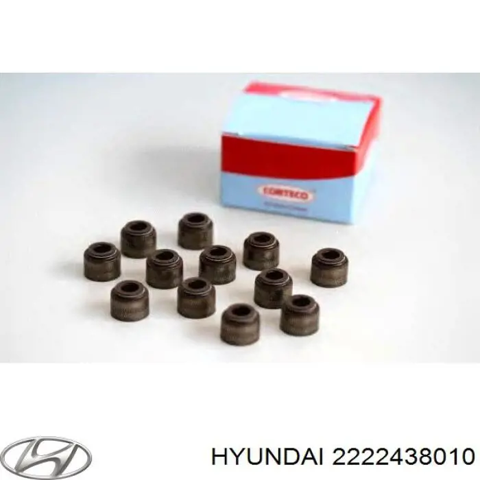 Маслосъемный сальник выпускного клапана 2222438010 Hyundai/Kia