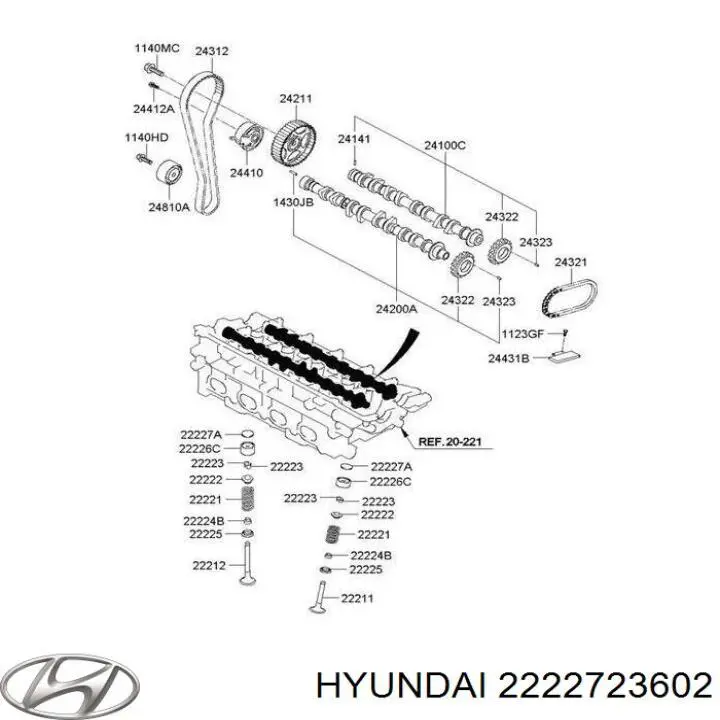 2222723602 Hyundai/Kia 