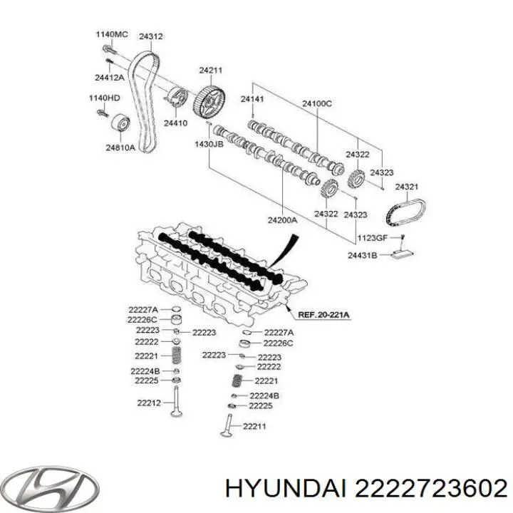  Hyundai/Kia 2222723602 цена, от 8.49 USD