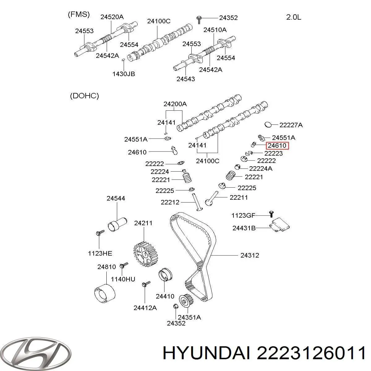 2223126011 Hyundai/Kia