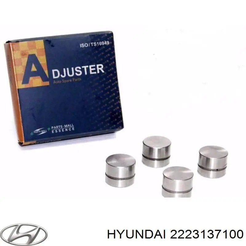 Гидрокомпенсатор (гидротолкатель), толкатель клапанов Hyundai/Kia 2223137100