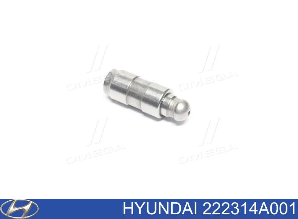 222314A001 Hyundai/Kia гидрокомпенсатор (гидротолкатель, толкатель клапанов)