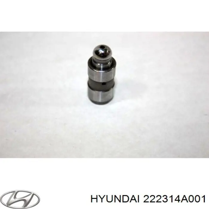 222314A001 Hyundai/Kia Compensador hidrâulico (empurrador hidrâulico), empurrador de válvulas