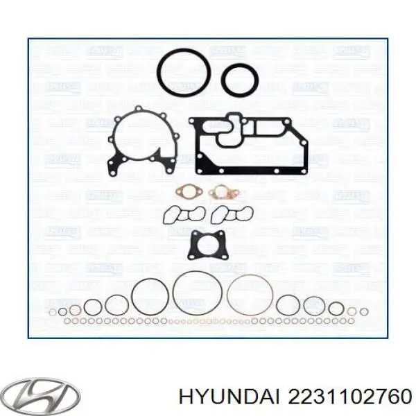 2231102760 Hyundai/Kia vedante de cabeça de motor (cbc)