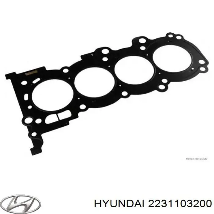 Vedante de cabeça de motor (CBC) para Hyundai I10 (PA)