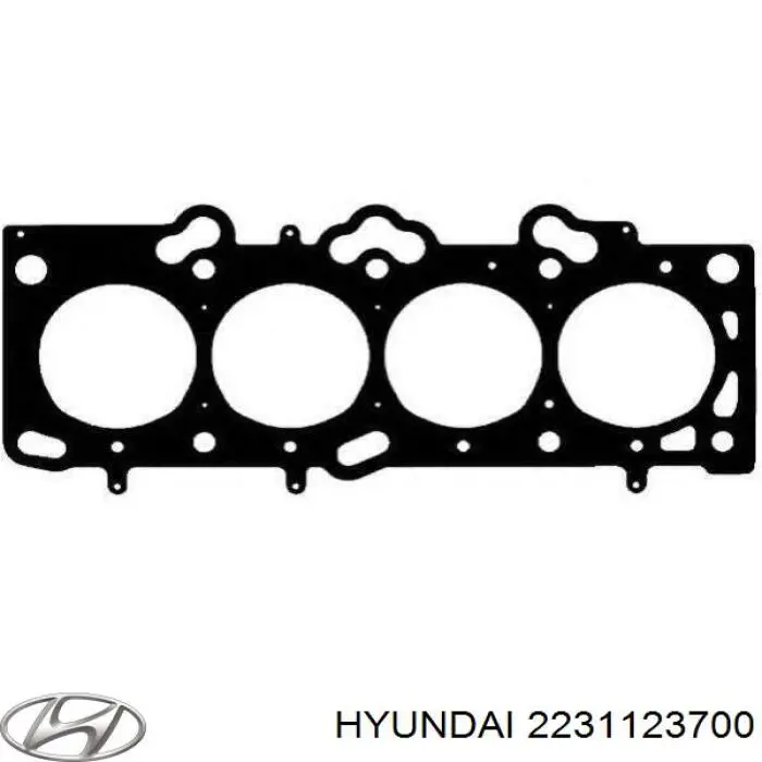 Прокладка головки блока цилиндров (ГБЦ) Hyundai/Kia 2231123700