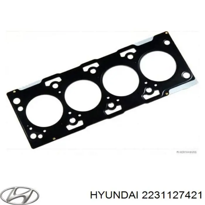 Прокладка головки блока цилиндров (ГБЦ) HYUNDAI 2231127421