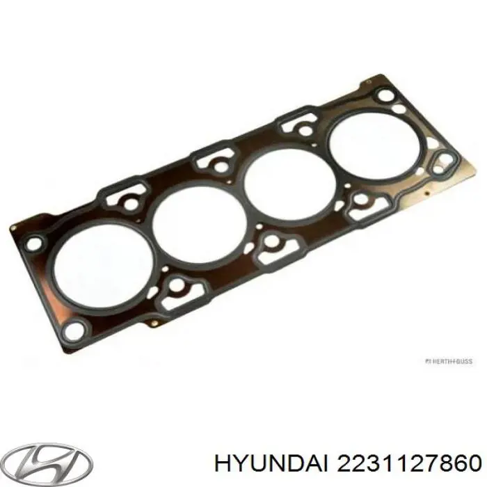 Прокладка головки блока цилиндров (ГБЦ) HYUNDAI 2231127860