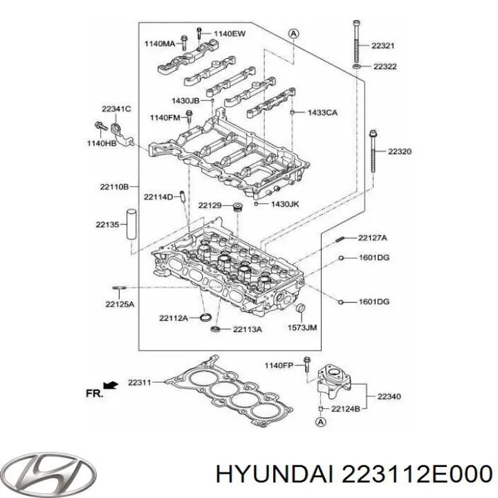 Прокладка ГБЦ 223112E000 Hyundai/Kia