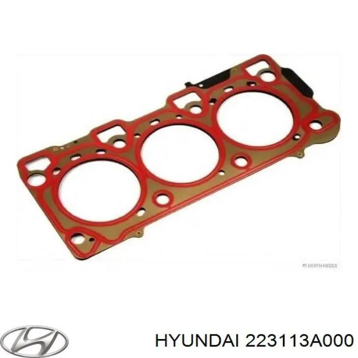 223113A100 Hyundai/Kia прокладка головки блока цилиндров (гбц левая)