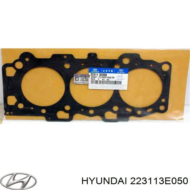 Прокладка головки блока цилиндров (ГБЦ) правая на Hyundai Santa Fe II 