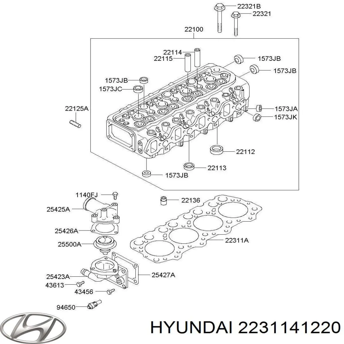 2231141220 Hyundai/Kia 