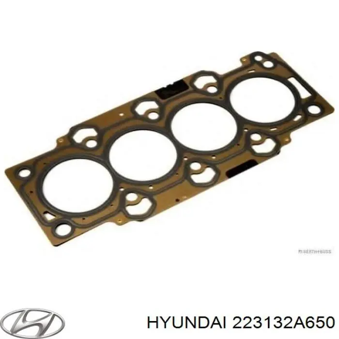 Прокладка головки блока цилиндров (ГБЦ) HYUNDAI 223132A650