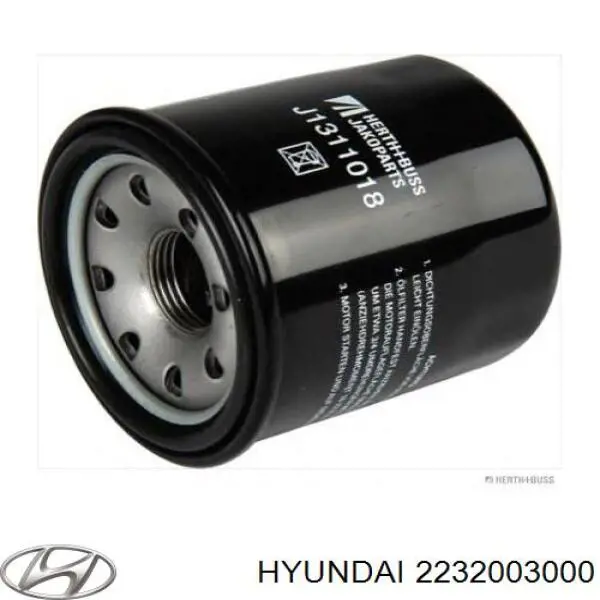 Parafuso de cabeça de motor (CBC) 2232003000 Hyundai/Kia