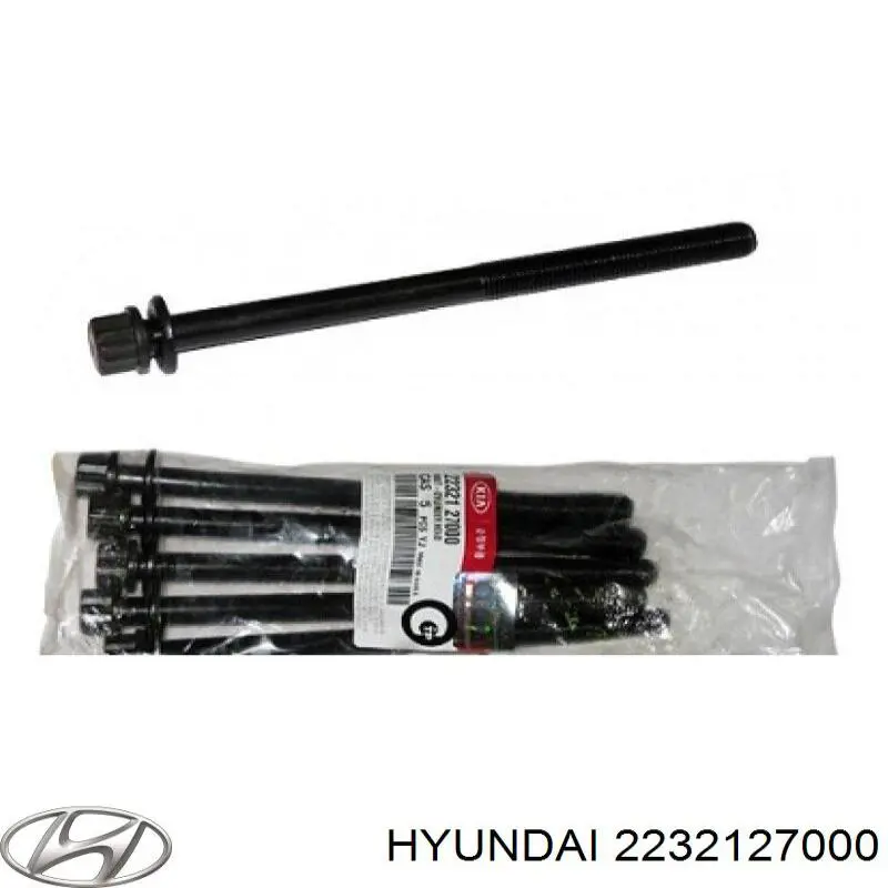 Tornillo de culata 2232127000 Hyundai/Kia