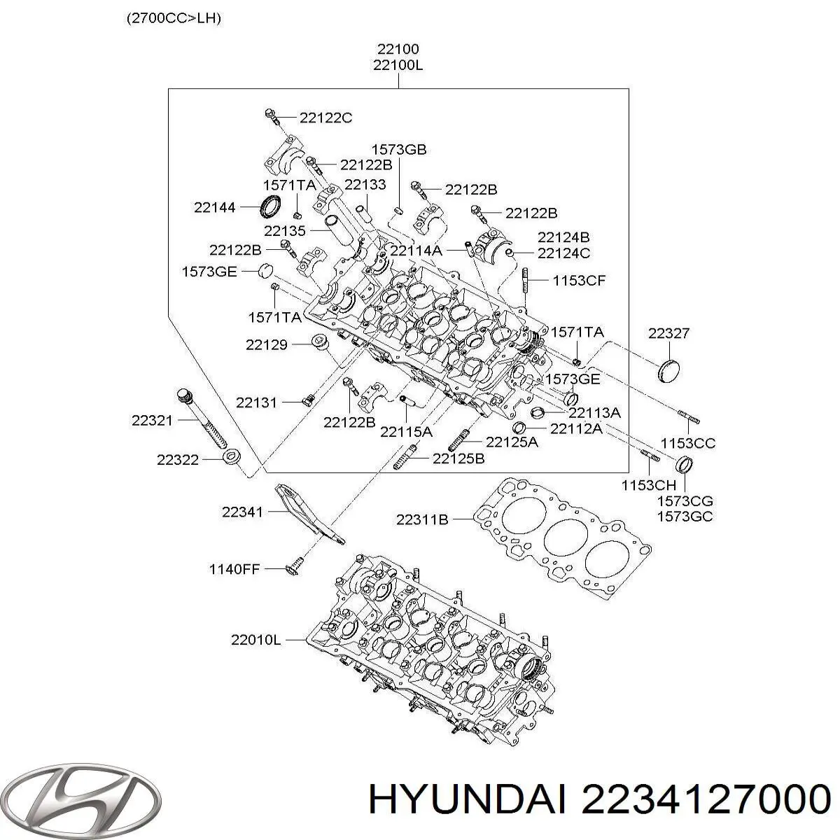  Hyundai/Kia 2234127000 цена, от 6.64 USD