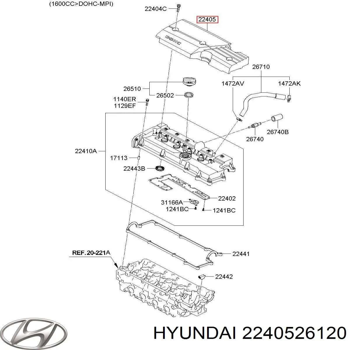  2240526120 Hyundai/Kia