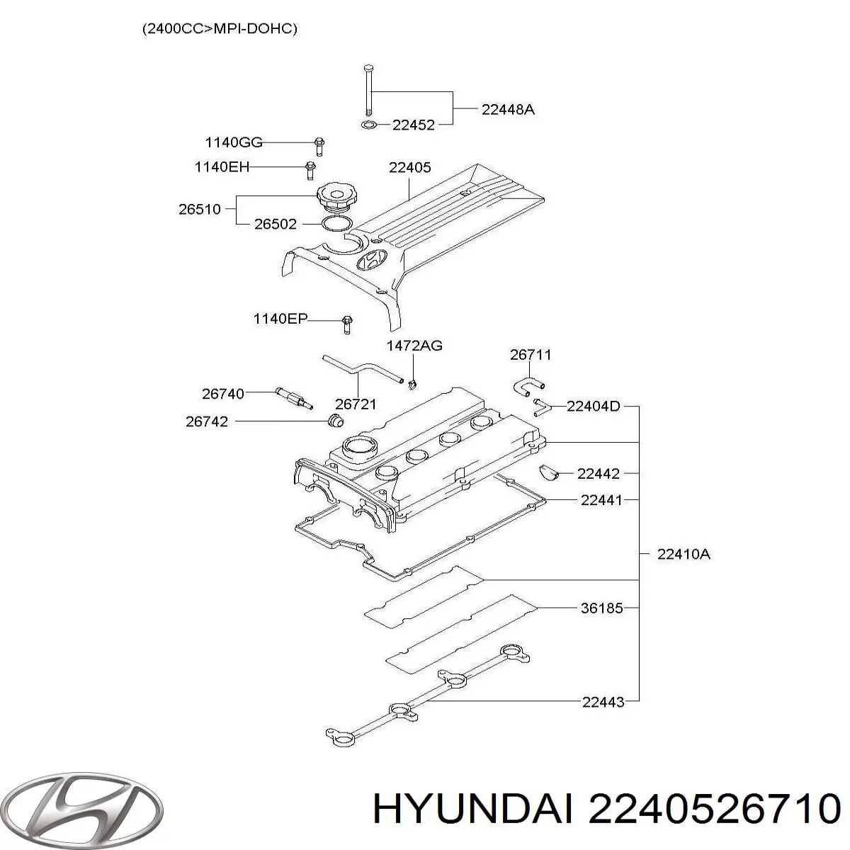 Экран двигателя Chrysler 2240526710