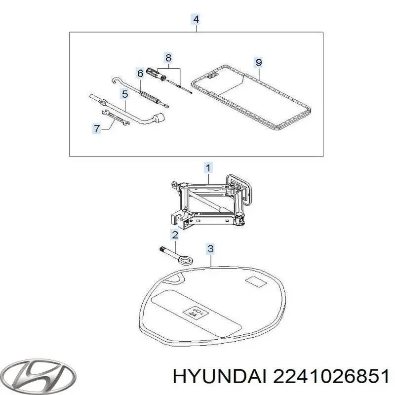 2241026860 Hyundai/Kia клапанная крышка