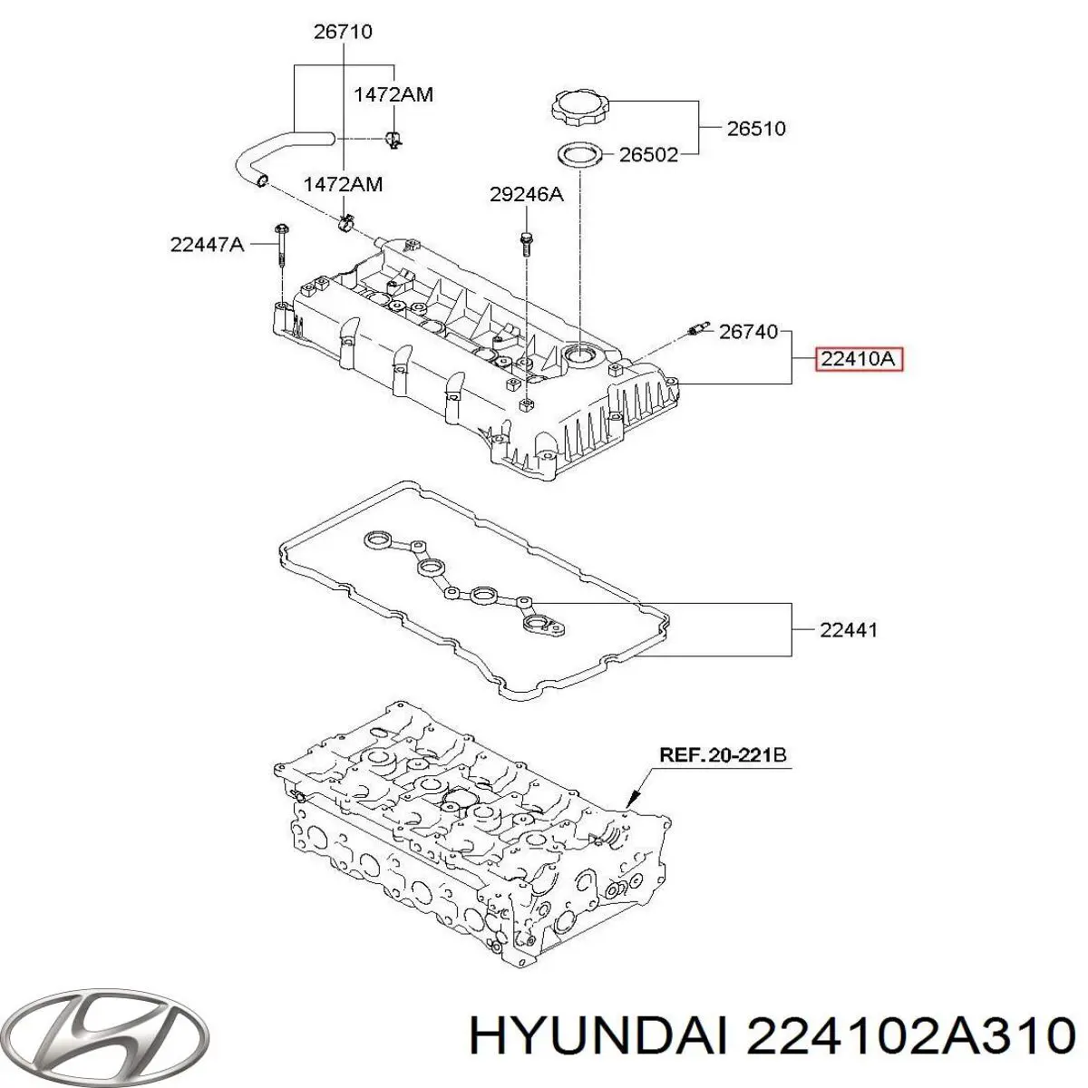  224102A310 Hyundai/Kia