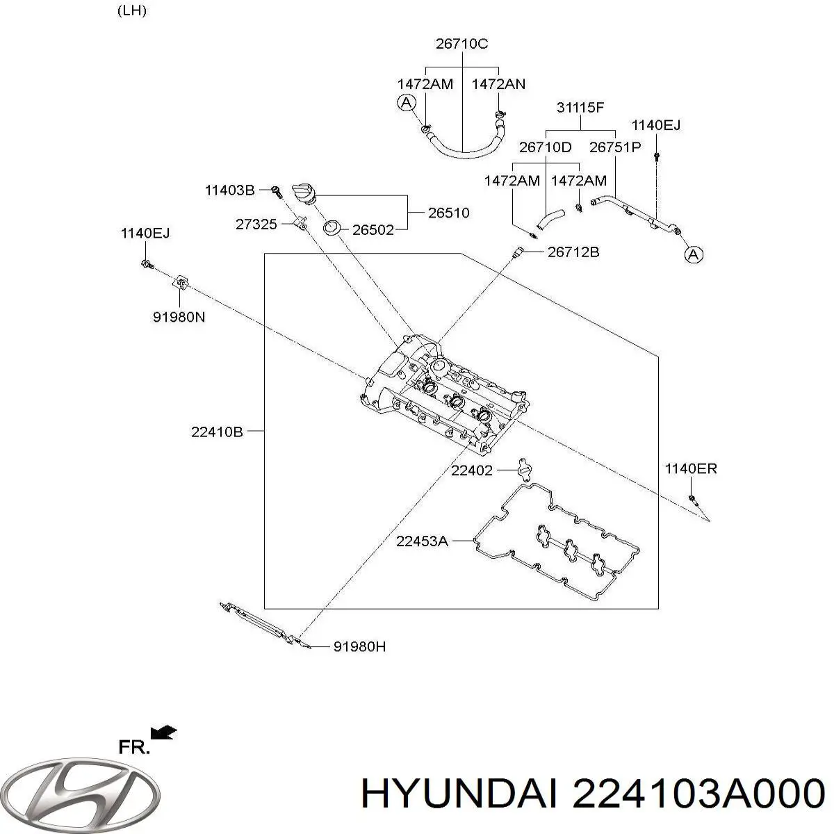  Hyundai/Kia 224103A000 цена, от 113.56 USD
