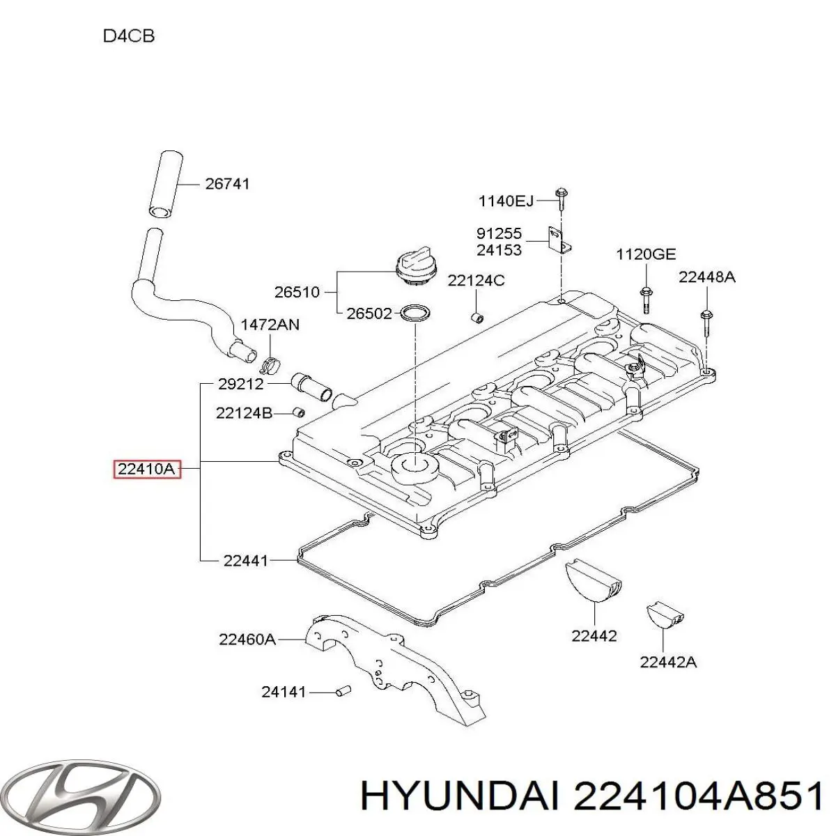  224104A851 Hyundai/Kia