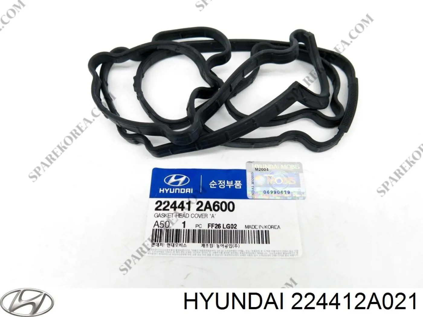 Прокладка клапанної кришки двигуна, кільце 224412A021 Hyundai/Kia