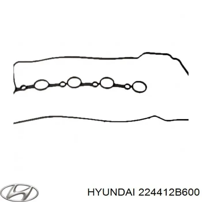 Vedante de tampa de válvulas de motor para Hyundai I40 (VF)
