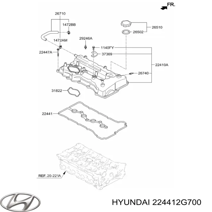 224412G700 Hyundai/Kia