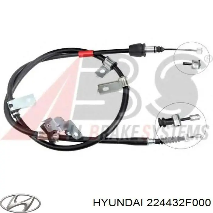 224432F000 Hyundai/Kia прокладка клапанной крышки двигателя внутренняя