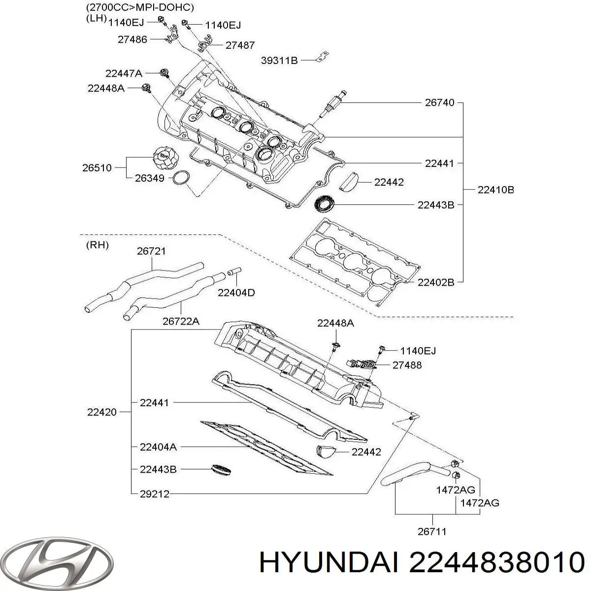 2244838010 Hyundai/Kia 