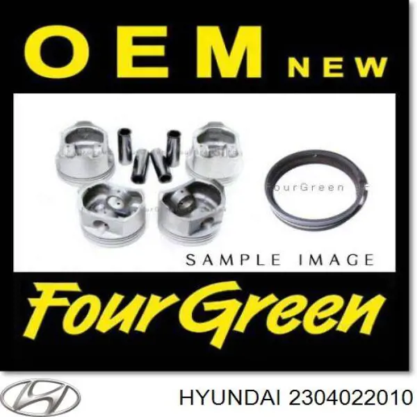 2304022601 Hyundai/Kia кольца поршневые комплект на мотор, std.