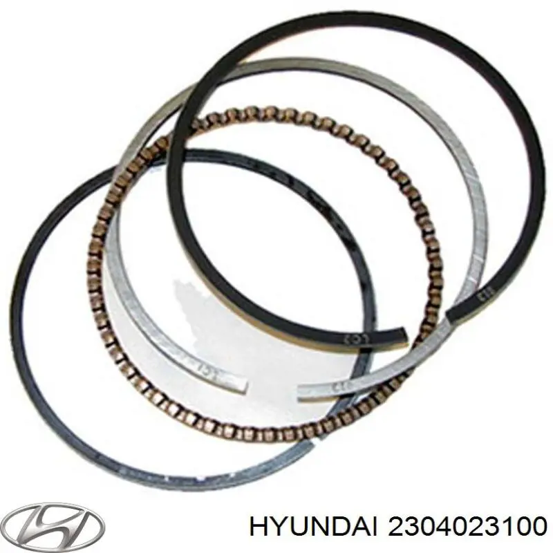 2304023100 Hyundai/Kia кольца поршневые комплект на мотор, std.