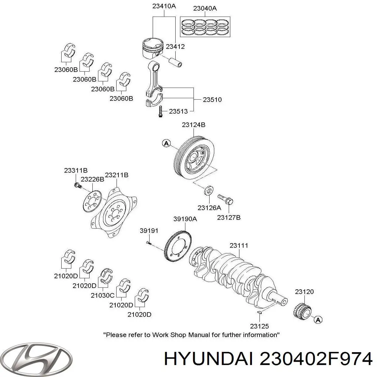  Hyundai/Kia 230402F974 цена, от 165.32 USD
