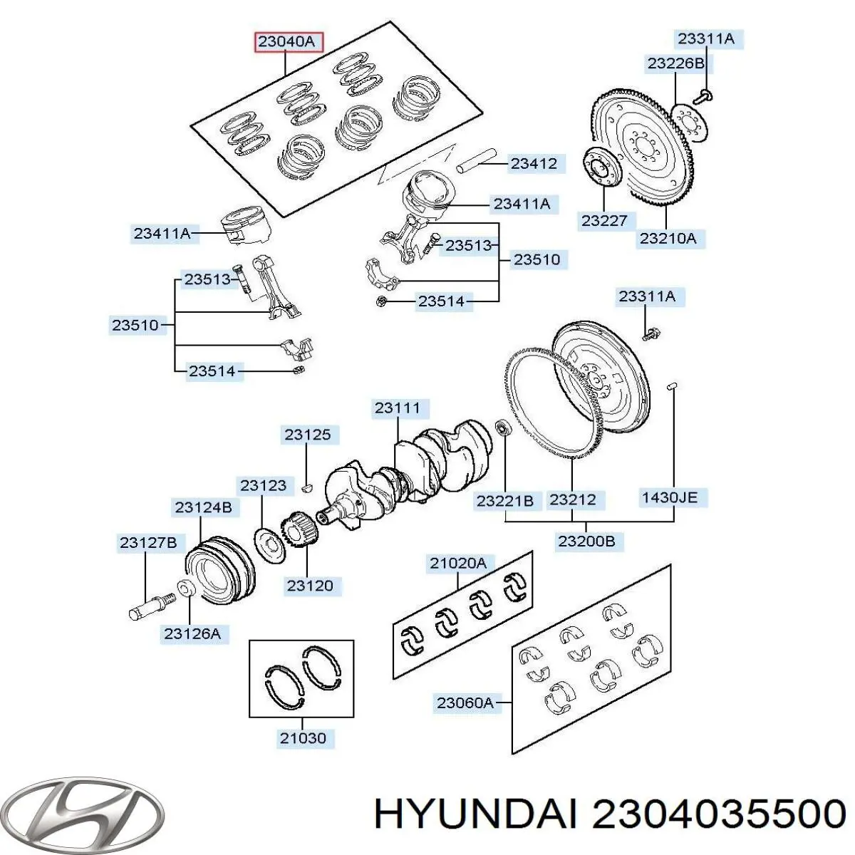  2304035500 Hyundai/Kia