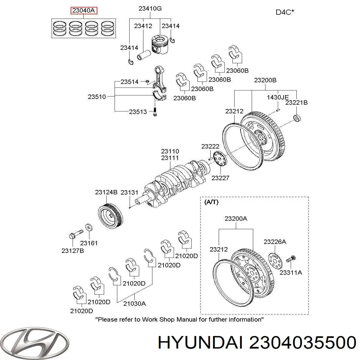 Купить 2304035500 Hyundai/Kia 