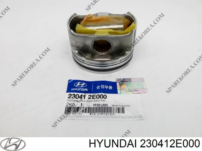 230412E000 Hyundai/Kia поршень в комплекте на 1 цилиндр, std